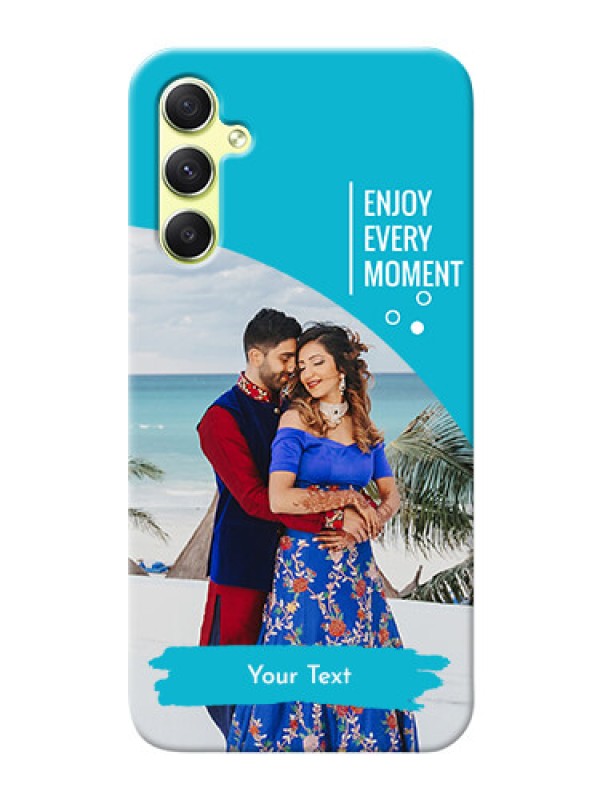 Custom Galaxy A34 5G Personalized Phone Covers: Happy Moment Design