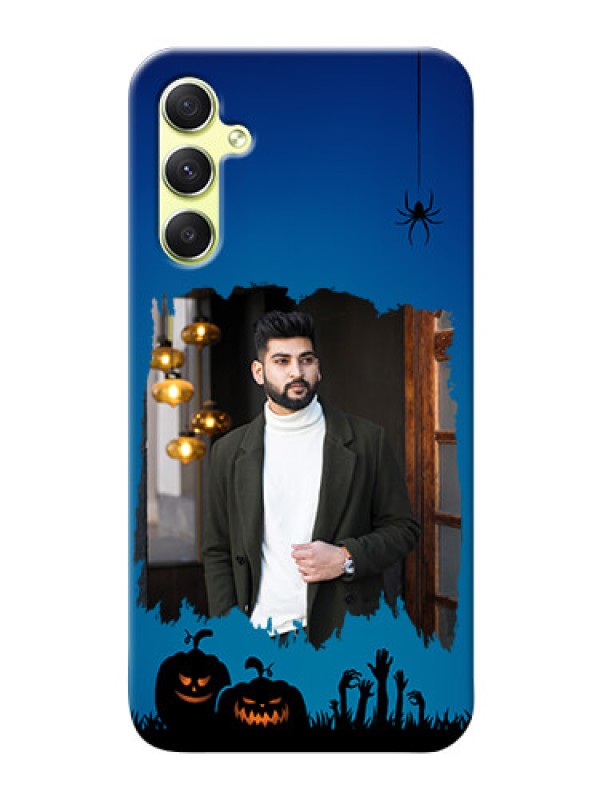 Custom Galaxy A34 5G mobile cases online with pro Halloween design 