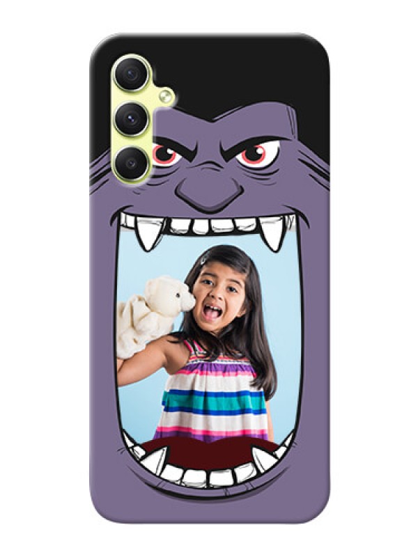 Custom Galaxy A34 5G Personalised Phone Covers: Angry Monster Design