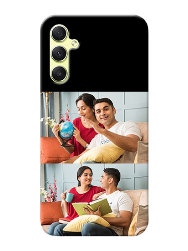 Custom Galaxy A34 5G 2 Images on Phone Cover