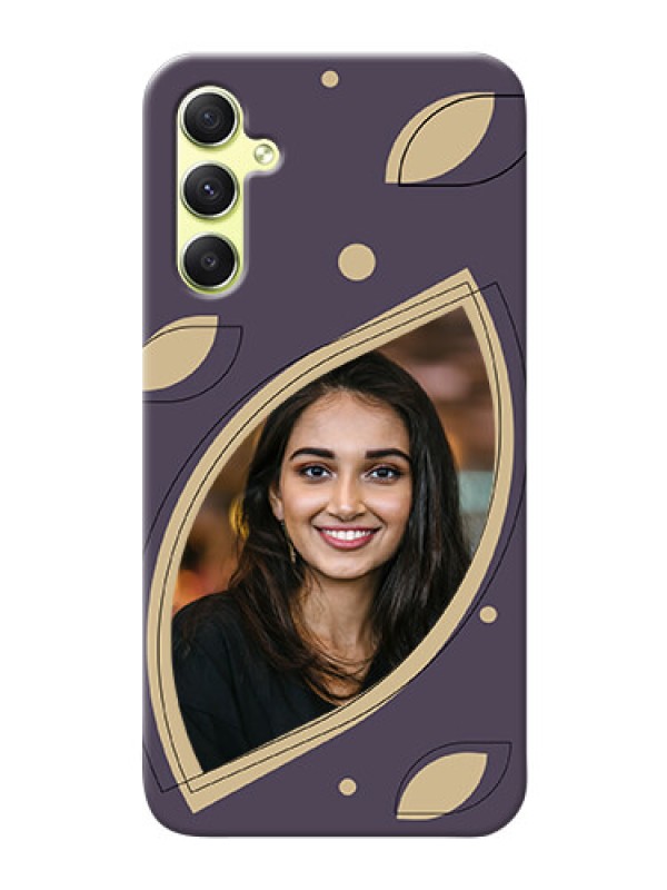 Custom Galaxy A34 5G Custom Phone Cases: Falling Leaf Design