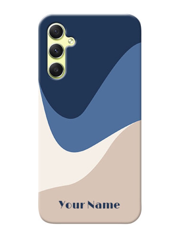 Custom Galaxy A34 5G Back Covers: Abstract Drip Art Design