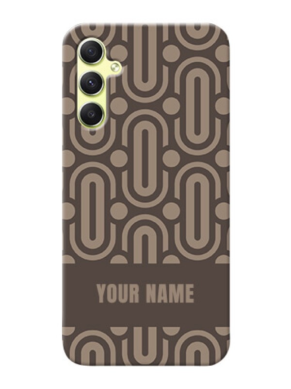 Custom Galaxy A34 5G Custom Phone Covers: Captivating Zero Pattern Design