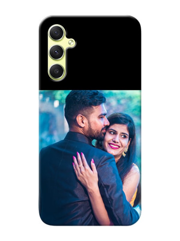 Custom Galaxy A34 5G Custom Hard Phone Case - Upload Full Picture With Custom Color Design