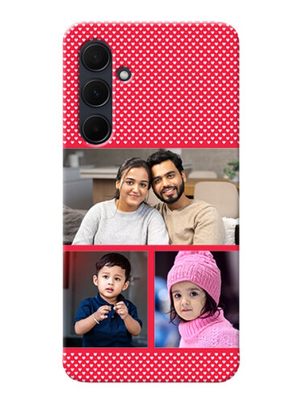 Custom Galaxy A35 5G mobile back covers online: Bulk Pic Upload Design