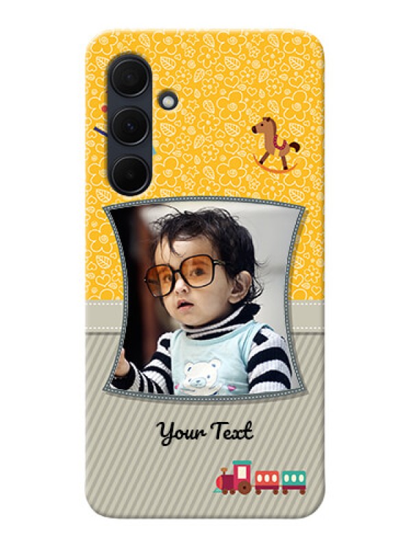 Custom Galaxy A35 5G Mobile Cases Online: Baby Picture Upload Design