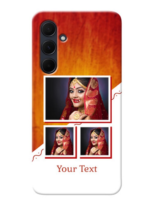 Custom Galaxy A35 5G Personalised Phone Cases: Wedding Memories Design