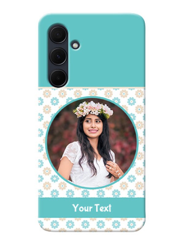 Custom Galaxy A35 5G Custom Mobile Back Covers: Beautiful Flowers Design