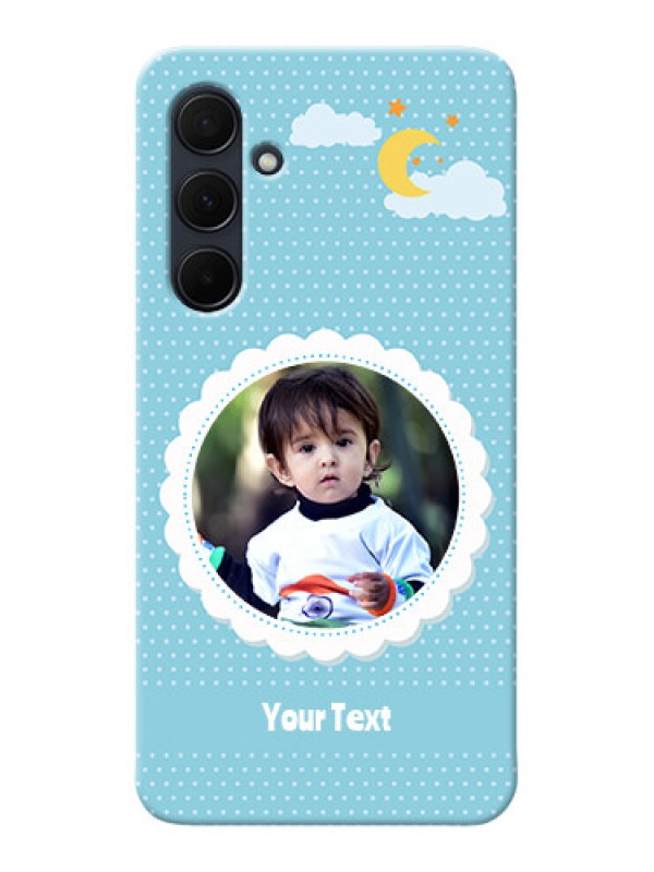 Custom Galaxy A35 5G mobile cases online: violet Pattern Design