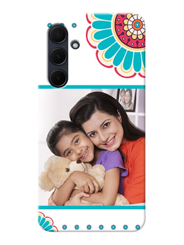 Custom Galaxy A35 5G custom mobile phone cases: Flower Design