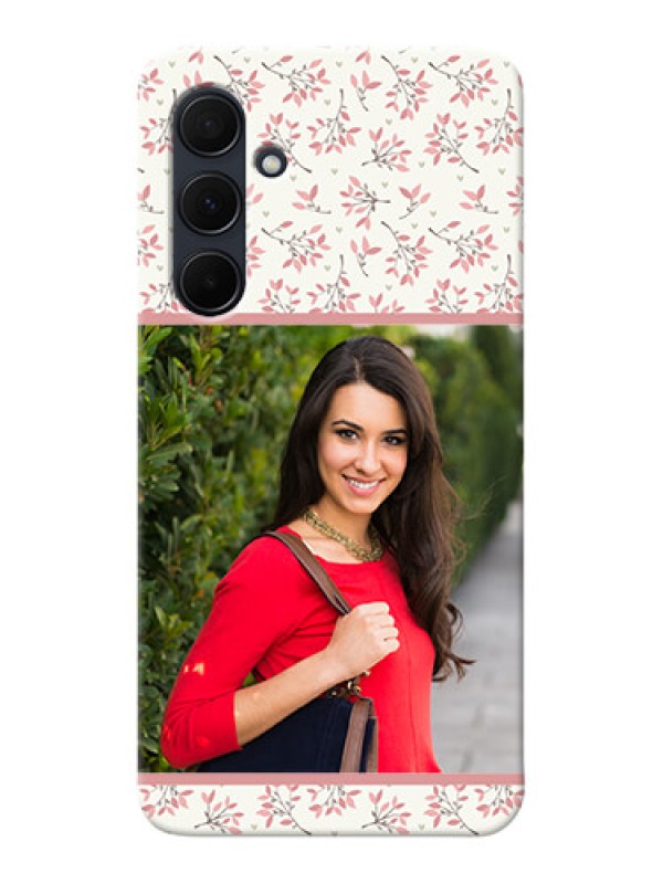 Custom Galaxy A35 5G Back Covers: Premium Floral Design