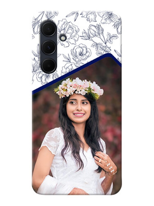Custom Galaxy A35 5G Phone Cases: Premium Floral Design