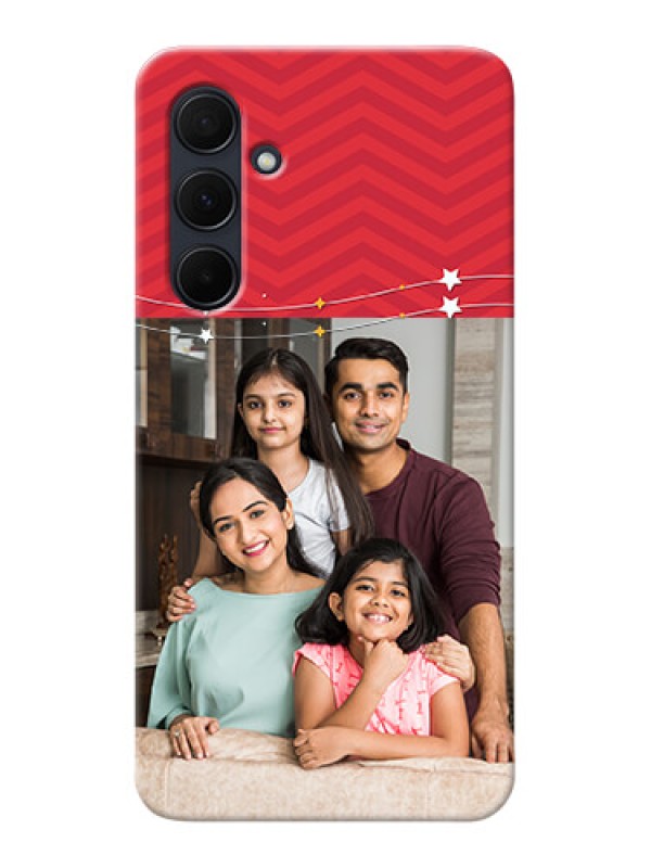 Custom Galaxy A35 5G customized phone cases: Happy Family Design