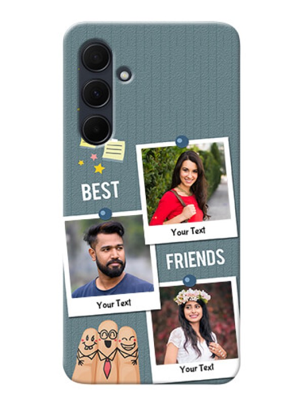 Custom Galaxy A35 5G Mobile Cases: Sticky Frames and Friendship Design