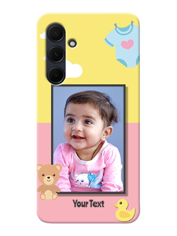 Custom Galaxy A35 5G Back Covers: Kids 2 Color Design