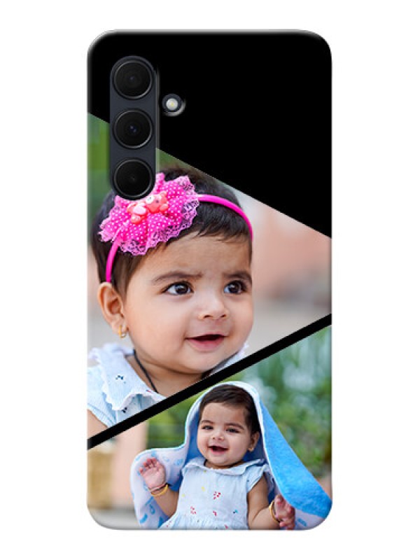 Custom Galaxy A35 5G mobile back covers online: Semi Cut Design