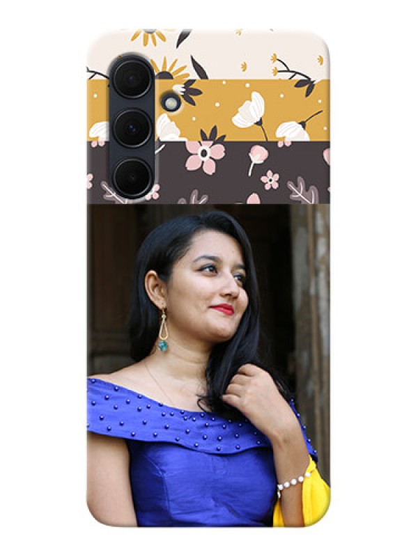 Custom Galaxy A35 5G mobile cases online: Stylish Floral Design