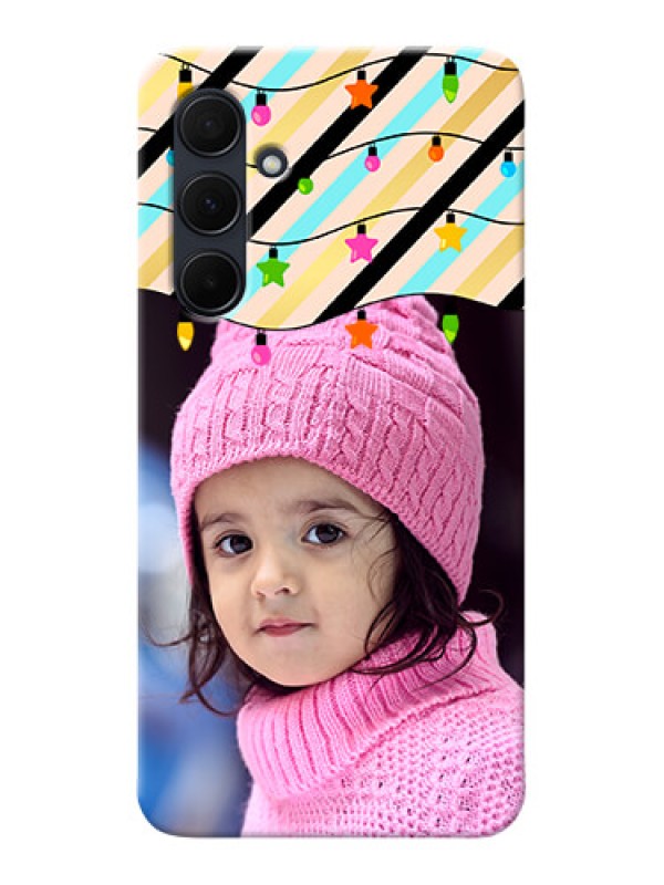 Custom Galaxy A35 5G Personalized Mobile Covers: Lights Hanging Design