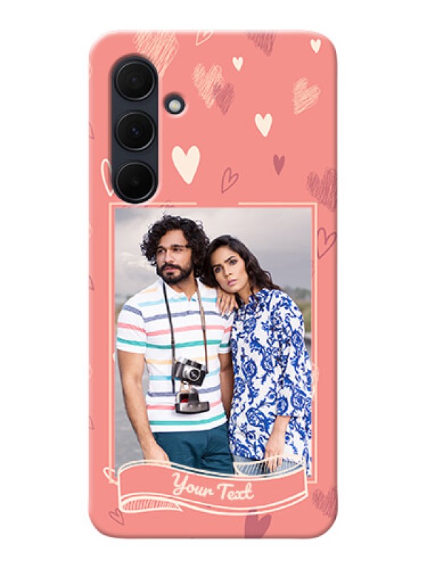 Custom Galaxy A35 5G custom mobile phone cases: love doodle art Design