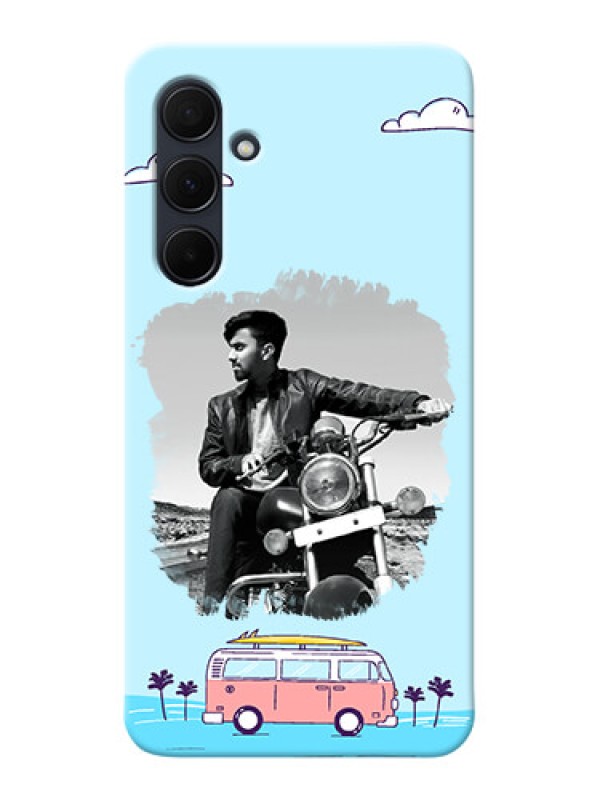 Custom Galaxy A35 5G Mobile Covers Online: Travel & Adventure Design