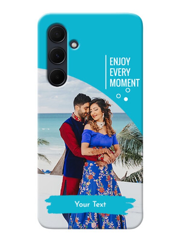 Custom Galaxy A35 5G Personalized Phone Covers: Happy Moment Design