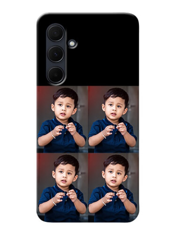 Custom Galaxy A35 5G 4 Image Holder on Mobile Cover