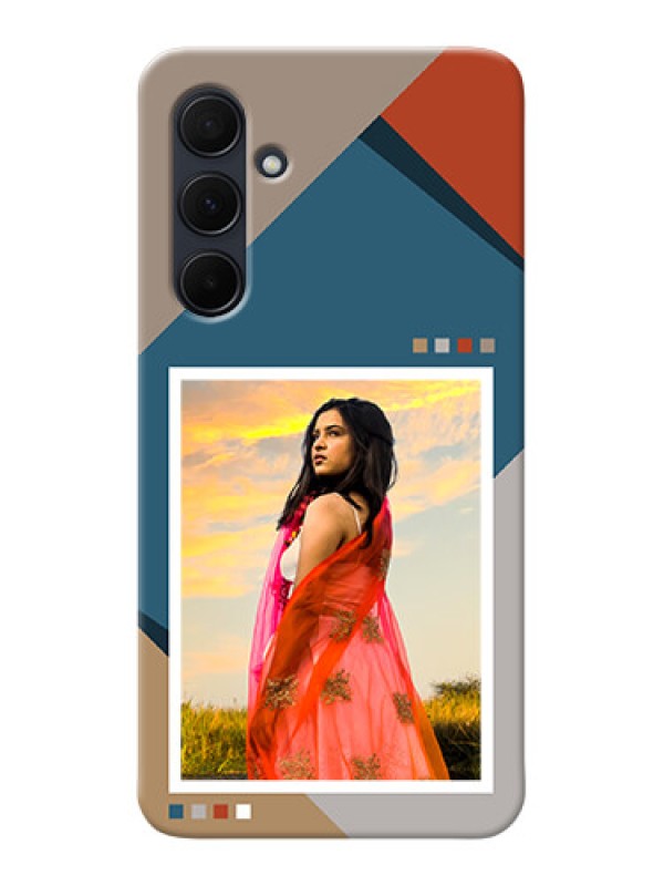 Custom Galaxy A35 5G Personalized Phone Case with Retro color pallet Design