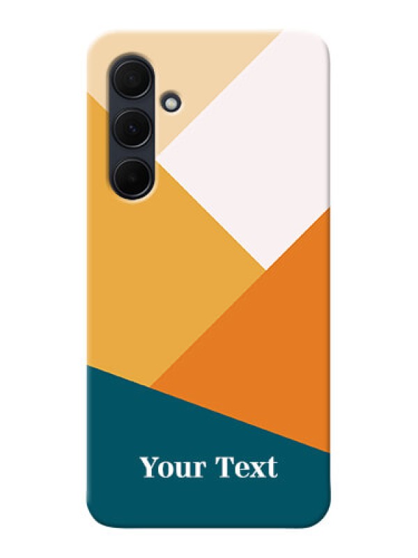 Custom Galaxy A35 5G Personalized Phone Case with Stacked Multiwithcolour Design