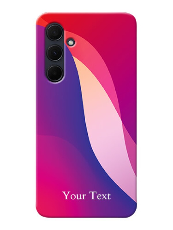 Custom Galaxy A35 5G Personalized Phone Case with Digital abstract Overlap Design