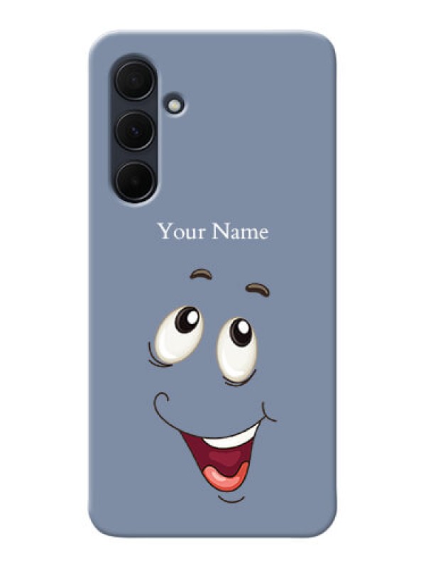 Custom Galaxy A35 5G Photo Printing on Case with Laughing Cartoon Face Design