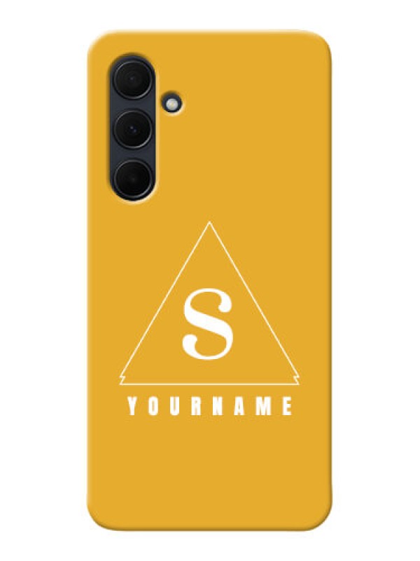 Custom Galaxy A35 5G Personalized Phone Case with simple triangle Design