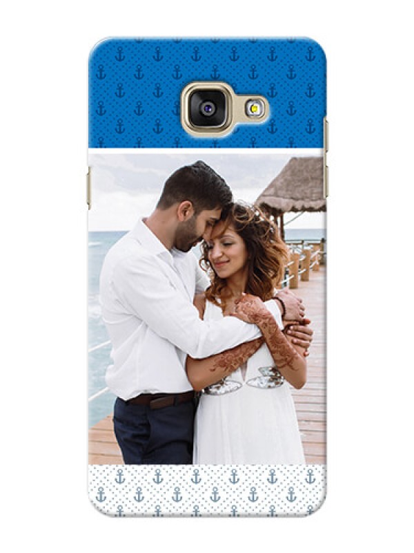 Custom Samsung Galaxy A5 (2016) Blue Anchors Mobile Case Design