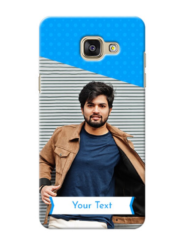 Custom Samsung Galaxy A5 (2016) Premium Blue Colour Mobile Back Case Design