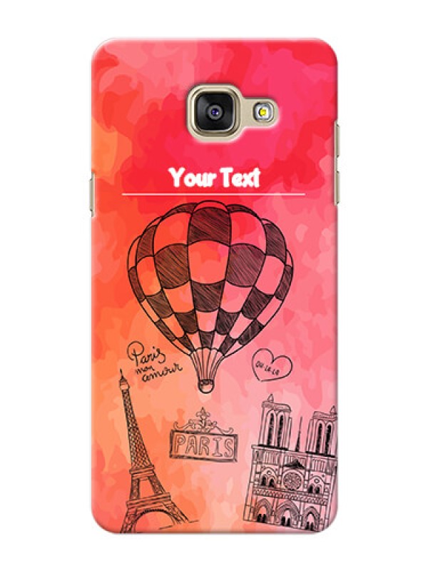 Custom Samsung Galaxy A5 (2016) abstract painting with paris theme Design