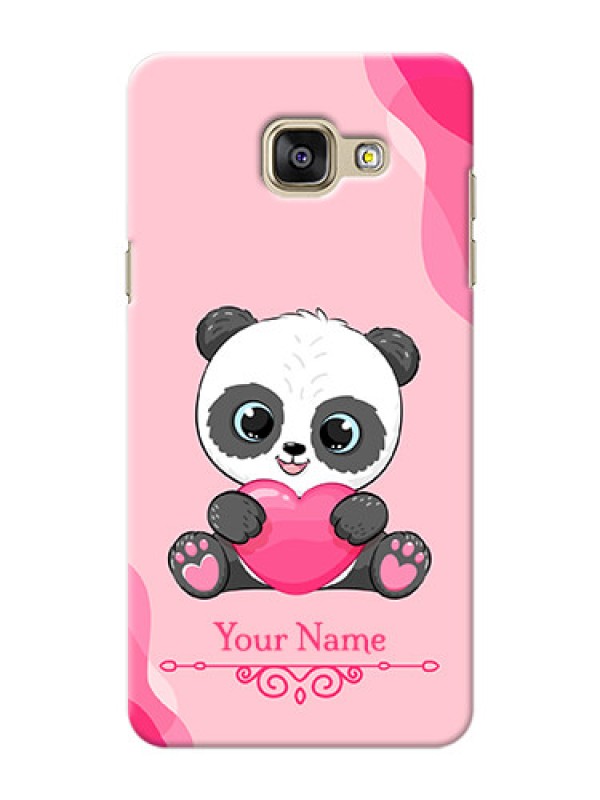 Custom Galaxy A5 (2016) Mobile Back Covers: Cute Panda Design
