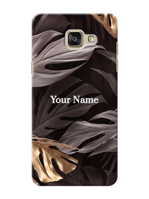 Custom Galaxy A5 (2016) Mobile Back Covers: Wild Leaves digital paint Design