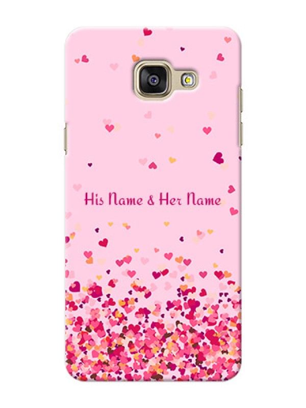 Custom Galaxy A5 (2016) Phone Back Covers: Floating Hearts Design