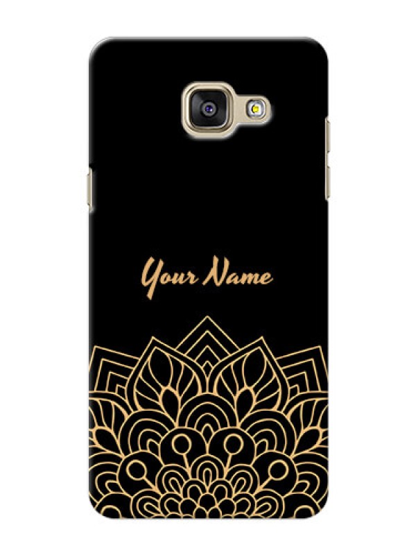 Custom Galaxy A5 (2016) Back Covers: Golden mandala Design