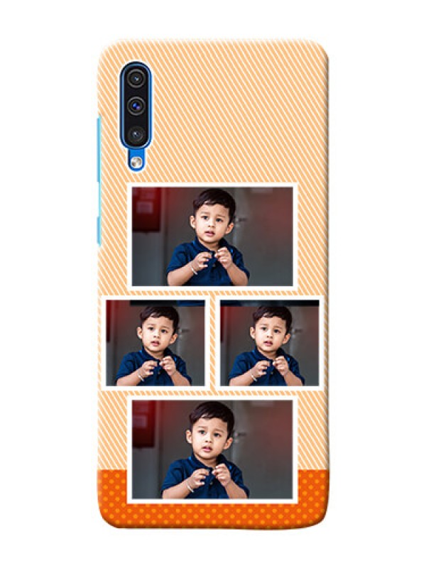 Custom Galaxy A50 Mobile Back Covers: Bulk Photos Upload Design