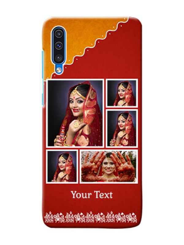 Custom Galaxy A50 customized phone cases: Wedding Pic Upload Design