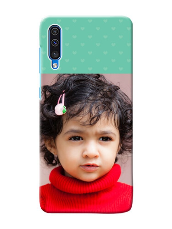 Custom Galaxy A50 mobile cases online: Lovers Picture Design