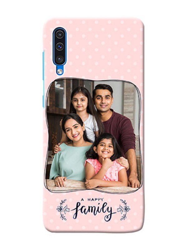Custom Galaxy A50 Personalized Phone Cases: Family with Dots Design