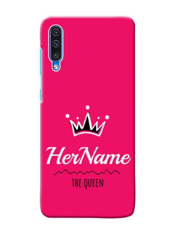 Custom Galaxy A50 Queen Phone Case with Name