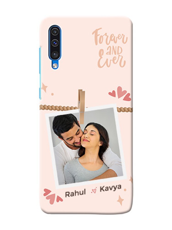 Custom Galaxy A50 Phone Back Covers: Forever and ever love Design