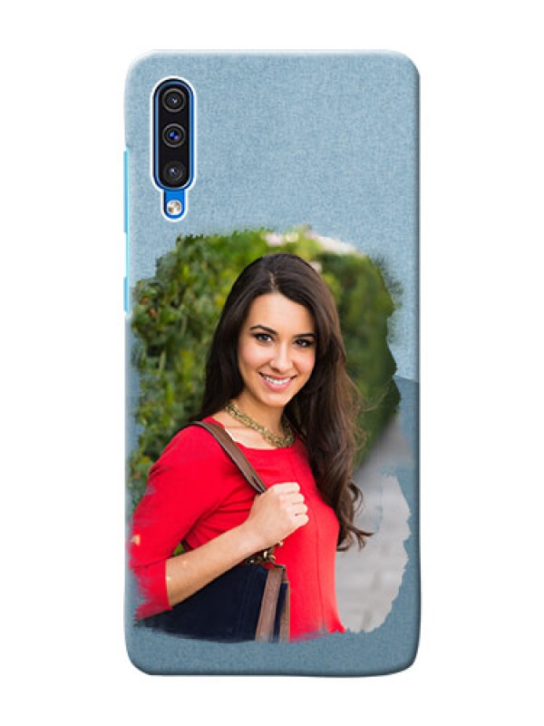 Custom Galaxy A50s custom mobile phone covers: Grunge Line Art Design