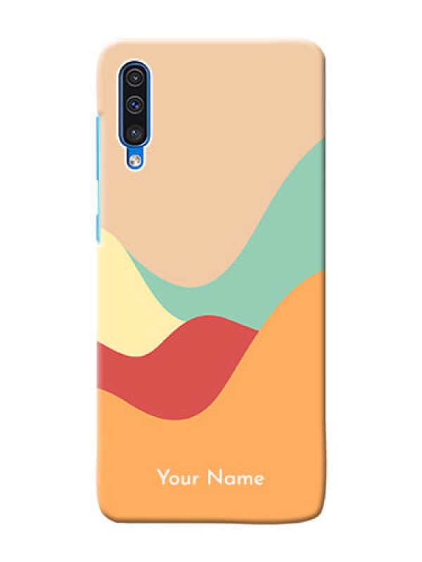 Custom Galaxy A50S Custom Mobile Case with Ocean Waves Multi-colour Design