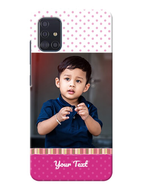 Custom Galaxy A51 custom mobile cases: Cute Girls Cover Design