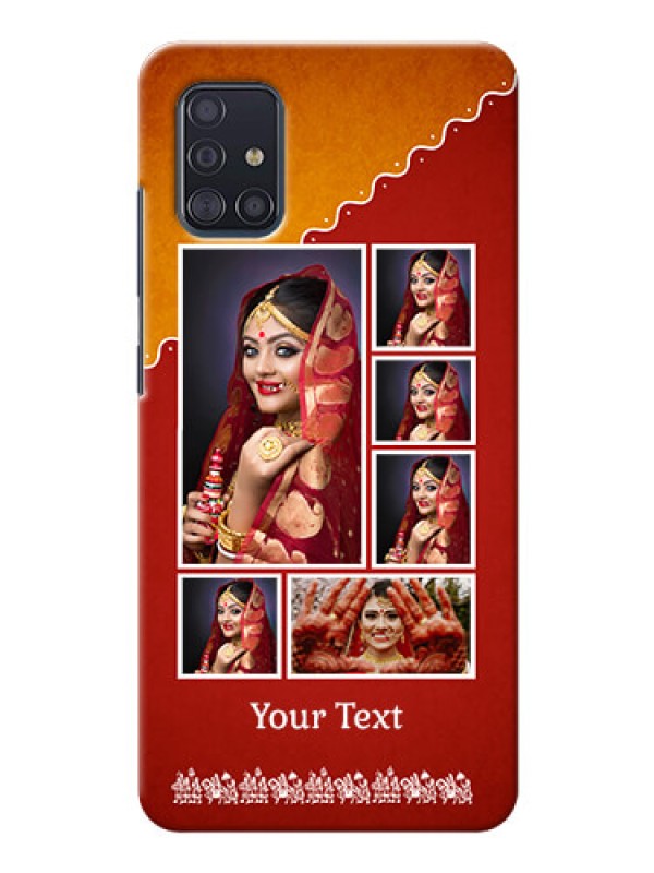 Custom Galaxy A51 customized phone cases: Wedding Pic Upload Design