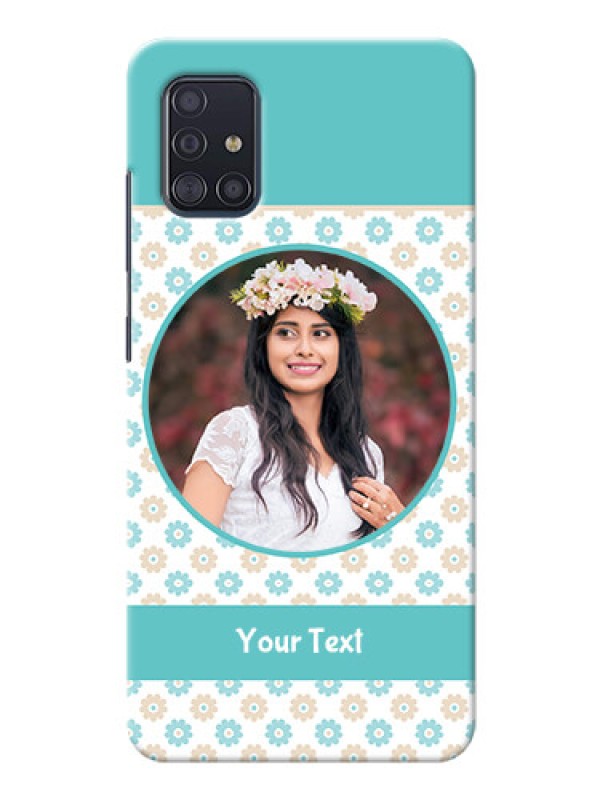 Custom Galaxy A51 Custom Mobile Back Covers: Beautiful Flowers Design