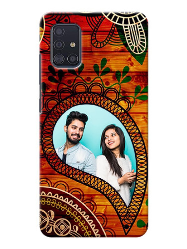 Custom Galaxy A51 custom mobile cases: Abstract Colorful Design